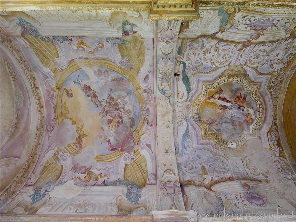 Masserano (Biella, Italy) - Vault of the Chapel Salus Infirmorum in the the Church of St. Theonestus